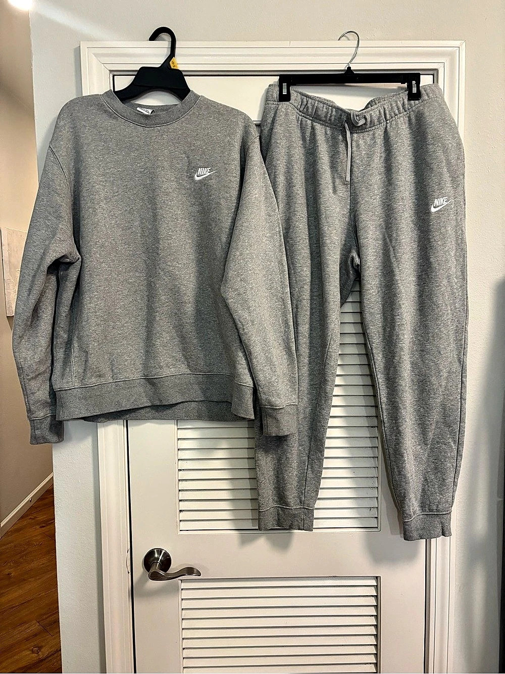 Nike Sportswear Club Fleece Crewneck & Jogger Set Gray